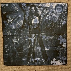 Chrome Hearts Black and White Pocket Square